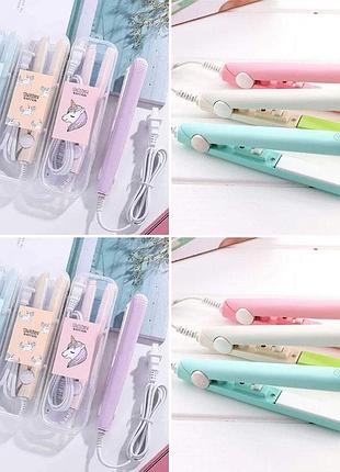 Выпрямитель для волос mini hair straightener hd-02 новый