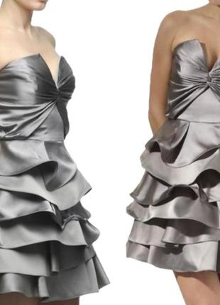 Шовкова сукня корсет платье бренд на фотосесію s(10)