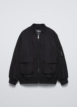 Куртка-бомбер с карманами zara 4596, 4590