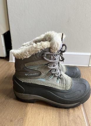 Зимние ботинки снежные columbia 35