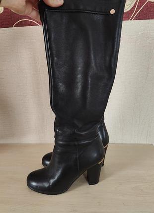 Кожаные сапоги эврозима