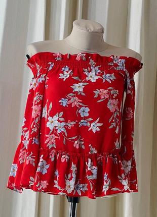 Шикарна жіноча сорочка блуза з принтом