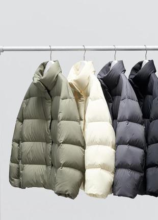 Куртка пуховик uniqlo s м все цвета