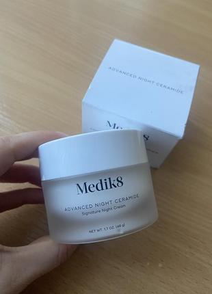 Нічний крем для обличчя medik8 advanced night ceramide moisturizer