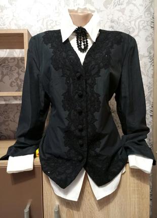 Винтажный шелковый пиджак