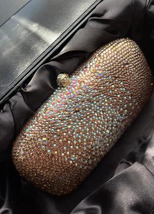 Сумочка зі стразами. клатч під swarovski