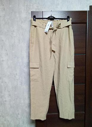 Брендовые новые вискозные брюки-карго р.14.3 фото