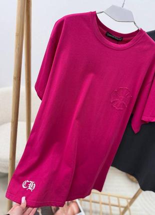 Футболка женская в дизайне chrome hearts ♣️♣️♣️