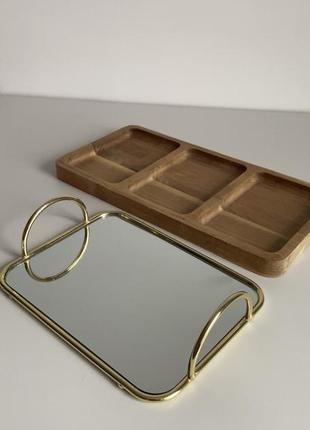 Декор для дома, подставки, поднос, древесный поднос