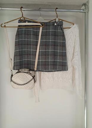 Юбка в клетку