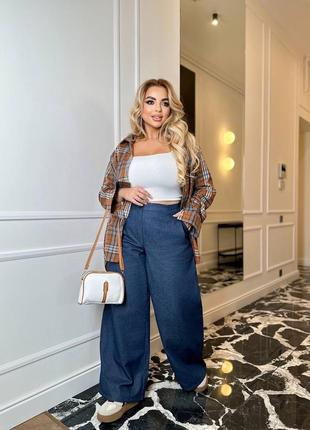 Джинсы палаццо