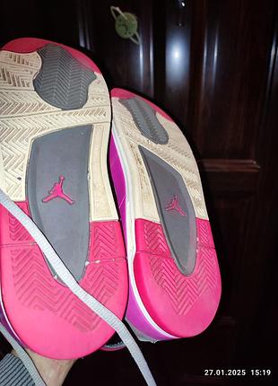 Кроссовки jordan dubb zero gg 'hyper pink'. air jordan4 фото