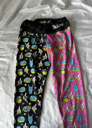 Лосины с ярким принтом для спорта