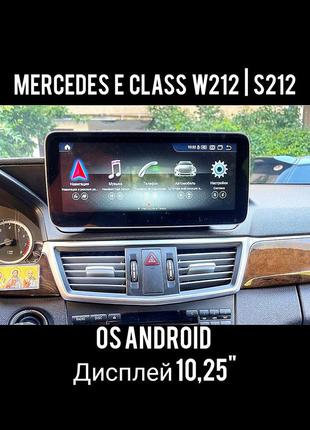 Магнітола android mercedes e class w212, s212.