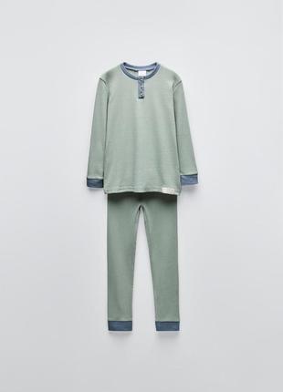 Пижама zara рубчик