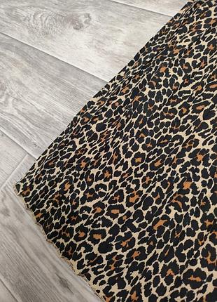 Леопардовая юбка плиссе 2