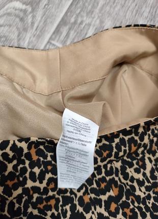 Леопардовая юбка плиссе 6