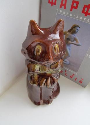 Кот. майолика. керамика. лксф. ссср