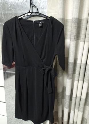 Чорна сукня від h&m