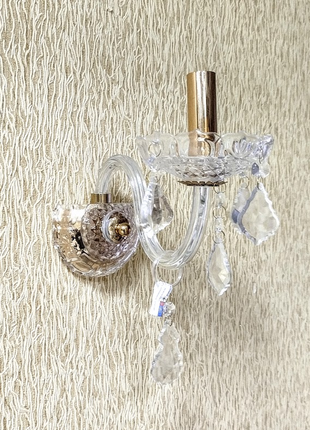 Кришталеве бра світильник на стіну