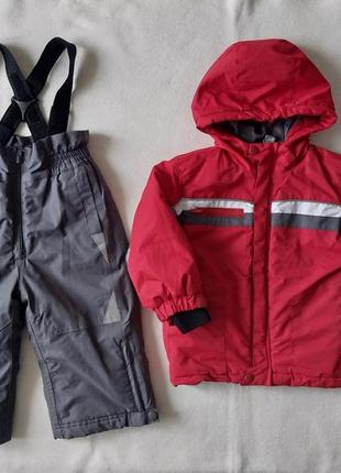 Фирменный комбинезон, зимний, размер 80-86, 12-18 мес, польша