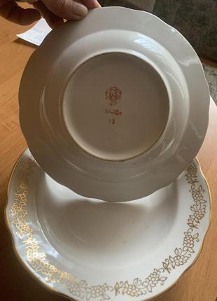 Тарелки для первых и вторых блюд времен ссср