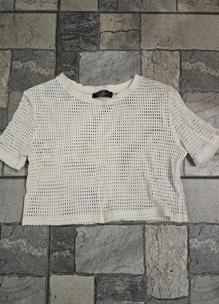 Футболка топ в сетку