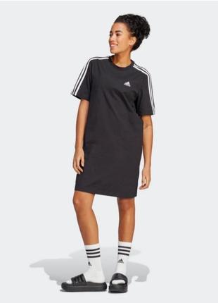Сукня-футболка  спортивна жіноча  schedule adidas w 3s bf t dr hr4923 s black (4066752268842)
original, чорна