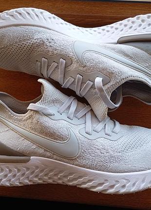 Кроссовки nike epic react flyknit 2 running bq8928-004 оригинал размер 46 маломерки