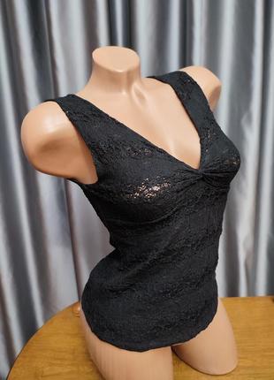 Ажурний стрейчевий топ кофта блузка