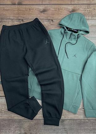 Демисезонный мужской спортивный костюм jordan с капюшоном