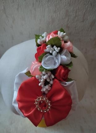 Аксессуары украшения для волос к костюму тюльпан, пион, роза. весенний летний обруч ободок венок с цветами