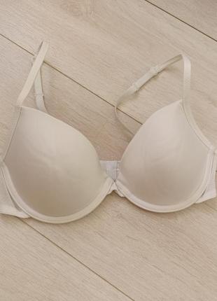 Бюстгальтер базовый бюст гладкий лиф белый m&s 32с 70с