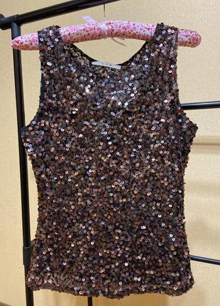 Майка из сетки в лелетках