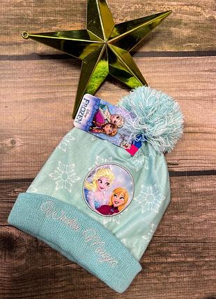 Фирменная шапка pepco на девушку 52 см эльза