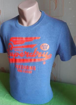 Стильная футболка с ярким принтом superdry, made in turkey, молниеносная отправка 🚀⚡2 фото