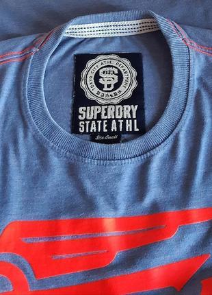 Стильная футболка с ярким принтом superdry, made in turkey, молниеносная отправка 🚀⚡5 фото