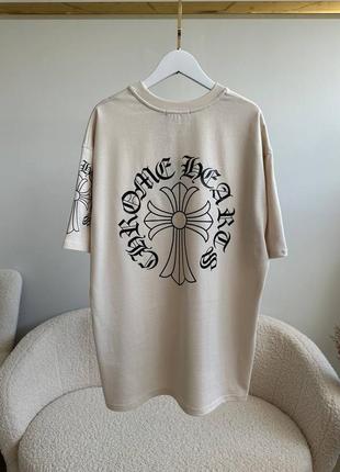 Брендовая женская футболка оверсайз