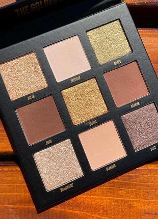 Палетка тіней by beauty bay the golden age 9 colour palette