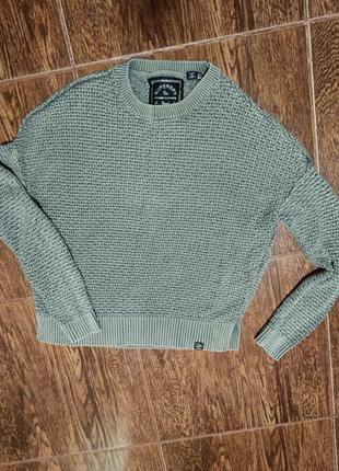 Свитер кофта superdry вязаная брендовая коттон