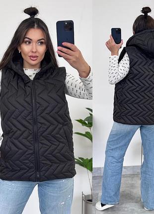 Жилетка на силиконе зигзаг 42-50 р-р