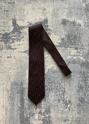Бордовий шовковий преміум галстук метелик бабочка краватка ermenegildo zegna оригінал