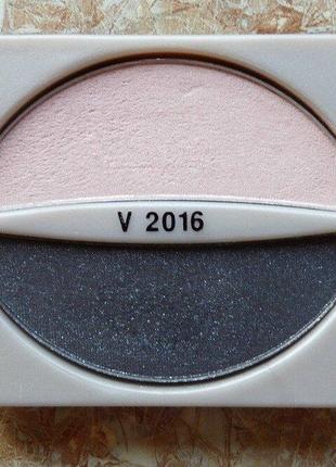 Мягкие двухцветные тени versace eyeshadow duo v2016 тестер в коробке картонной