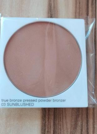Пудра с эффектом загара clinique true bronze pressed powder bronzer 03 sunblushed сменный блок, 9,6
