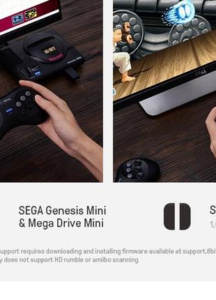 8bitdo m30 2.4g геймпад + 2.4g usb адаптер пк/switch/sega mini 4