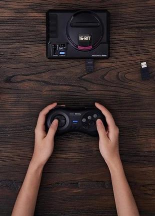 8bitdo m30 2.4g геймпад + 2.4g usb адаптер пк/switch/sega mini 7