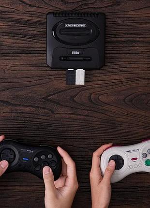 8bitdo m30 2.4g геймпад + 2.4g usb адаптер пк/switch/sega mini 6