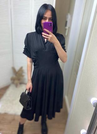 Красивое винтажное платье unique vintage - размер xl/sk 14