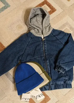В наявності джинсовка на утепленні zara 98-110-116