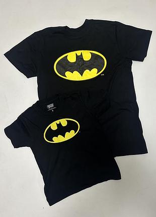 Набор футболок batman взрослый + ребенок